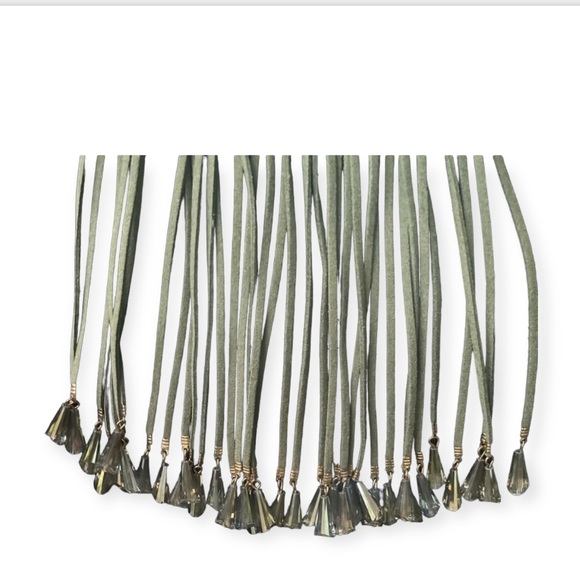 Sale‼️Fair Used Condition Tassel Choker Necklace with Beads -As Is - Picture 6 of 8